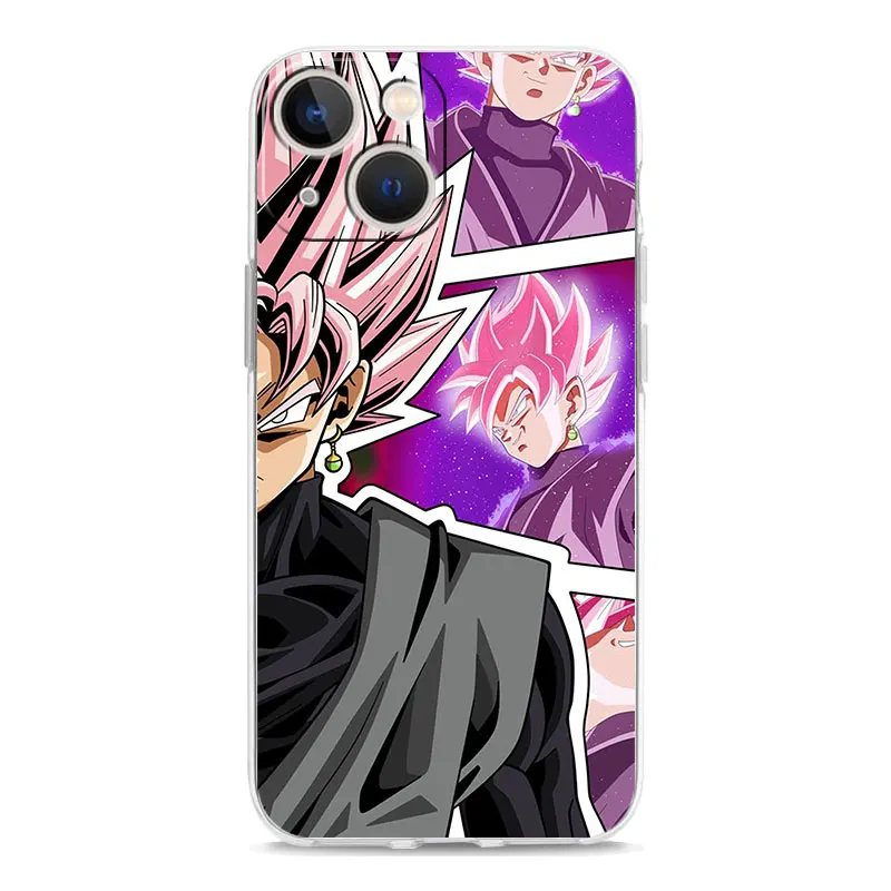 Dragon Ball Goku Phone Case for iPhone 11 12 13 Pro 12 mini SE2 7 8 Plus 5s 6 XR XS Max Transparent Clear Cover Funda Coque 13 cases