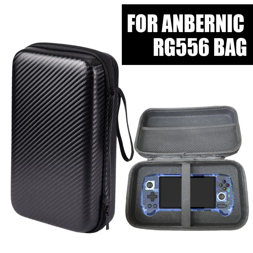 

Для ANBERNIC RG556 сумка для хранения игровой консоли EVA жесткая дорожная переносная сумка Портативная Водонепроницаемая Защитная женская сумка на молнии