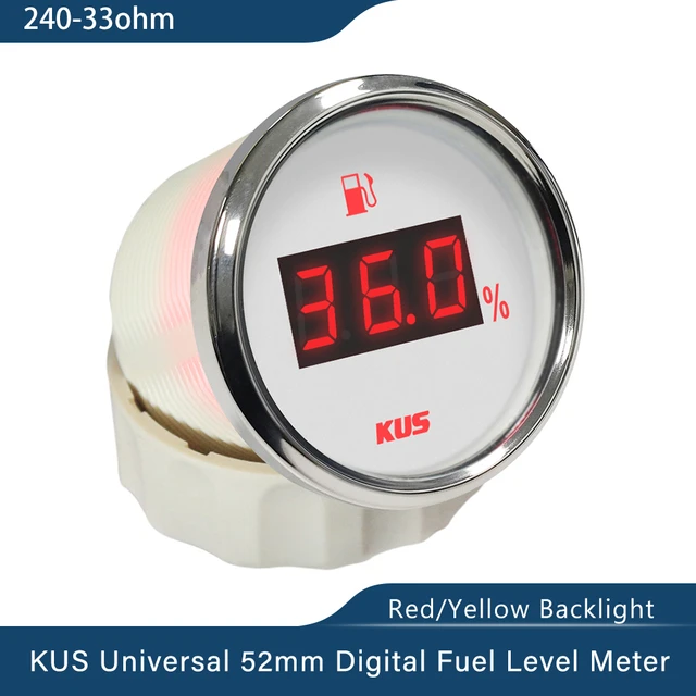 KUS 2 Heizöl Level Gauge Meter Anzeige 0-190ohm 240-33ohm mit Rot