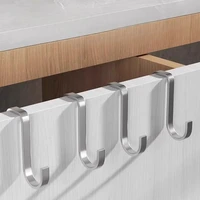 ตะขอคู่รูปตัว S - ไม่ต้องเจาะตะขอแขวนเสื้อ เหมาะสำหรับห้องครัว ห้องน้ำ ด้านหลังประตูตู้ และหอพัก 4