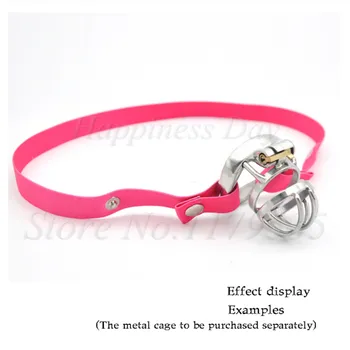 Elastic Band Male Chastity Device Auxiliary Belt Adjustable Rope Scrotum Ring Underwear Woman Lesbian Tools Adult Toys For Man 5