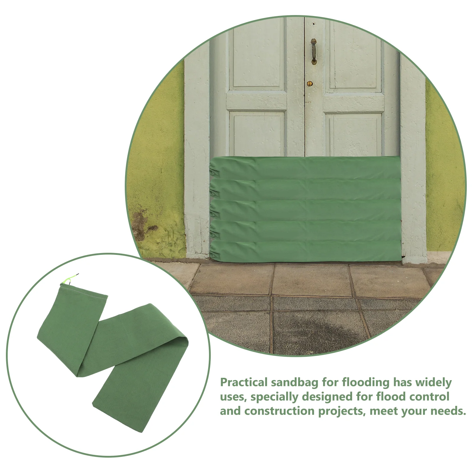 Flood Control Sandbags Filled Home Protection Barriers for Flooding Filling Heavy Duty