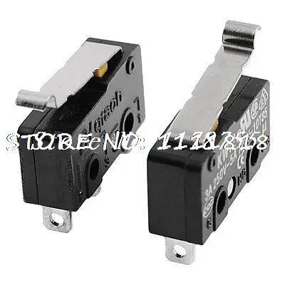 Microinterruttori Miniaturizzati 2 X Spdt 3 Pin Ac 125V/5A Ac 250V/3A