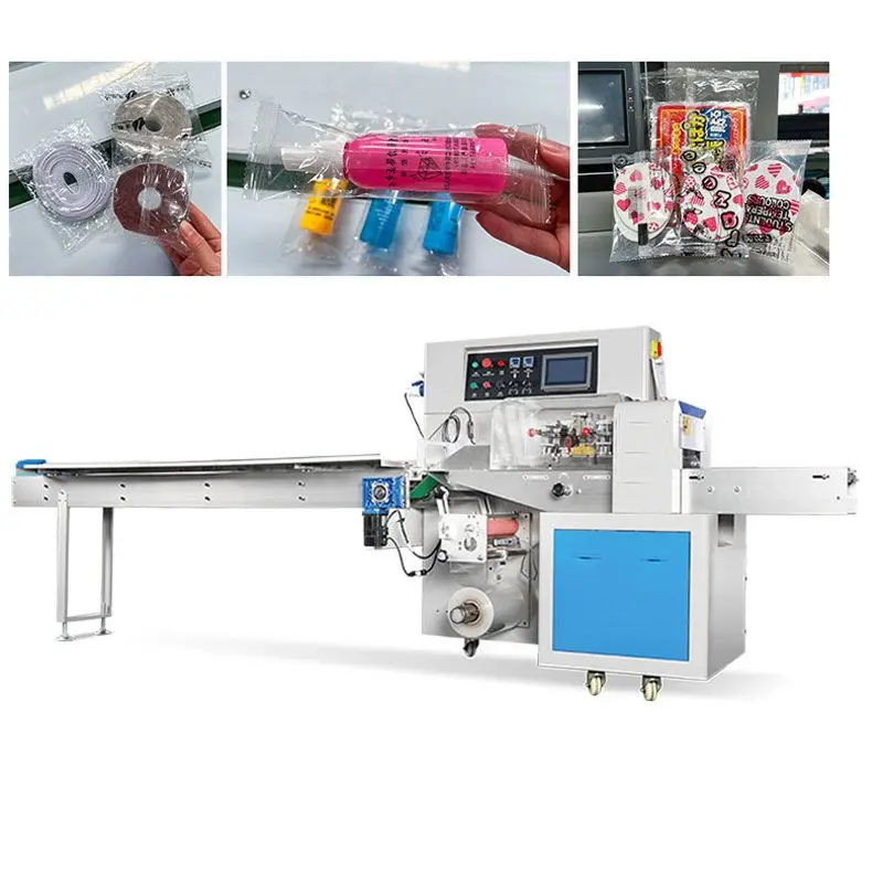 Hardware Flow Wrapping Packing Machine for Bakery Snack Medicine Tissue