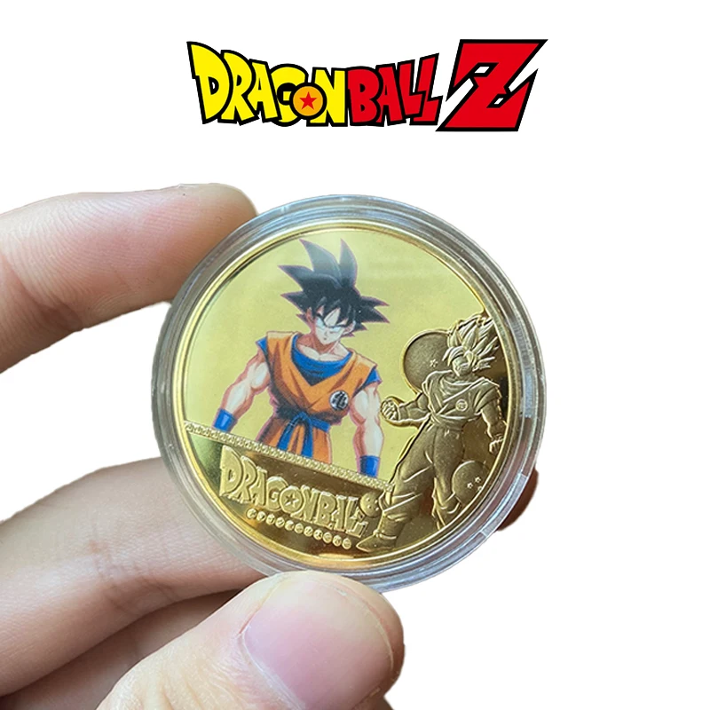 Bandai фигурка дракона жемчуга, золотые памятные монеты, металлические круглые карты, коллекционные товары, подарки, игрушки, подарки