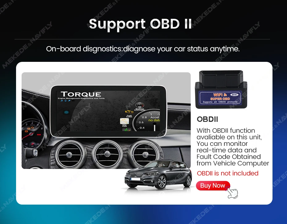 MEKEDE Android 14 Autoradio Multimedia Für Mercedes-Benz C-Klasse W204 S204 C204 2008 - 2010 Navigation Stereo Carplay Autoradio – Detail 21