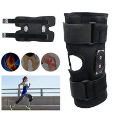 

1PC Adjustable Knee Support Brace Arthritis Support Patella Support Protector Alloy Hinged Sports Stabilizer Kneepad Wrap Unisex