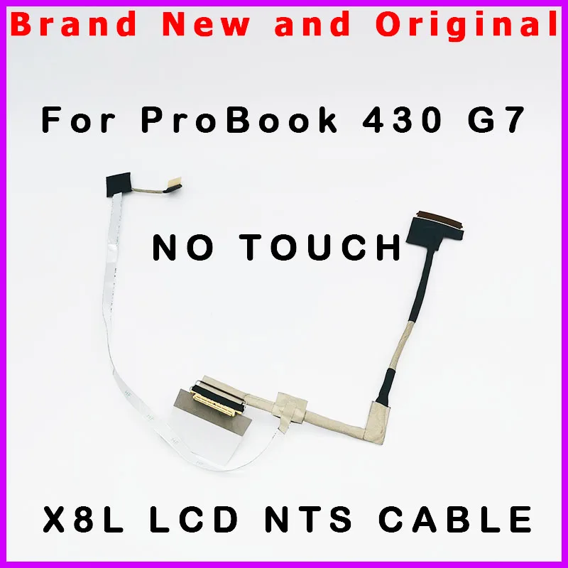 New Laptop LCD LED LVDS Video Screen Line Display Cable For HP ProBook 430 G7 X8L LCD NTS CABLE DD0X8LLC200 no touch