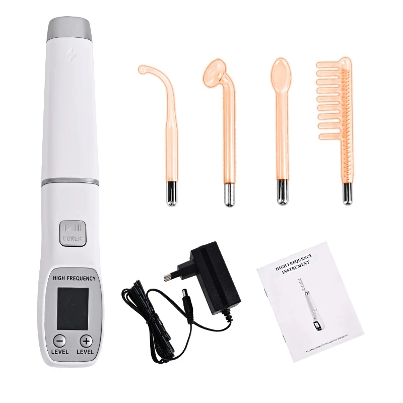 

4 in 1 High Frequency Electrotherapy Wand Anti-wrinkle Anti-aging Acne Spot Removal Eye Bag Removal Home Beauty Instrument V