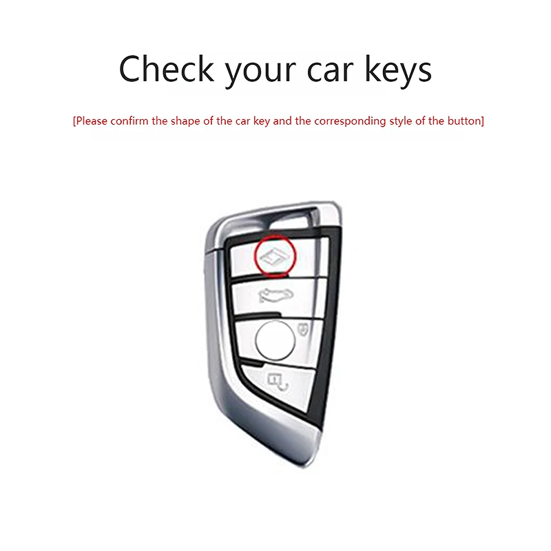 Luxury Suede Car Key Case Cover with Keychain