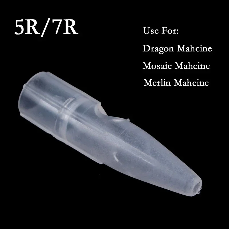 50pcs Needle tip Permanent Makeup Needle Cap For Dragon /Mosaic/ Merlin Tattoo Machine accesories Giant sun G-8650