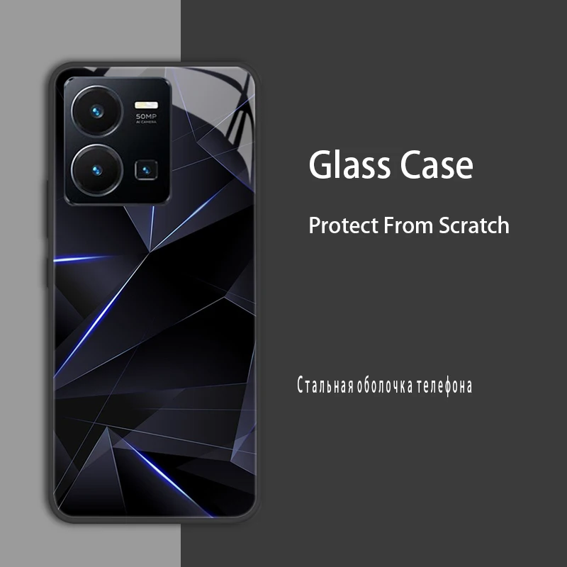 Enhanced Protective Tempered Glass Bumper Case Cover