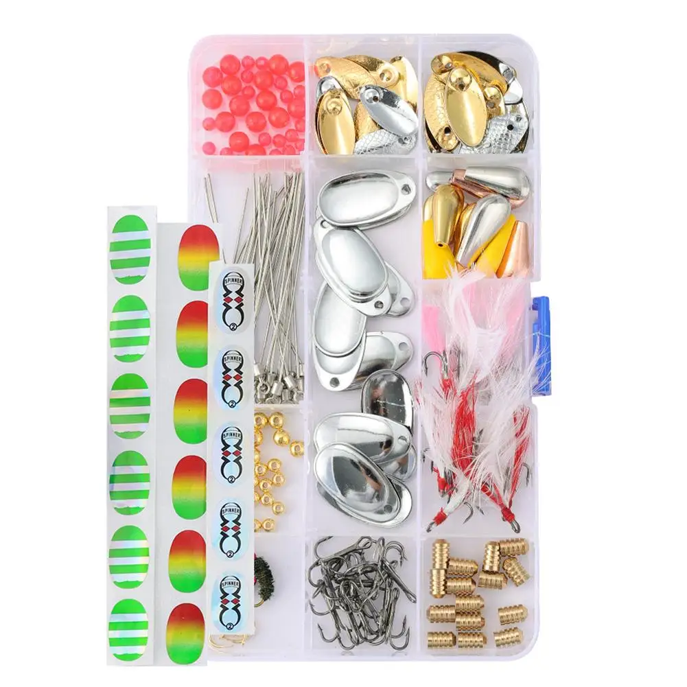 228pcs Metal Rotating Sequins Premium Fishing Lure Blade Assembly Kit Diy  Fishing Gear Accessories - Fishing Lures - AliExpress