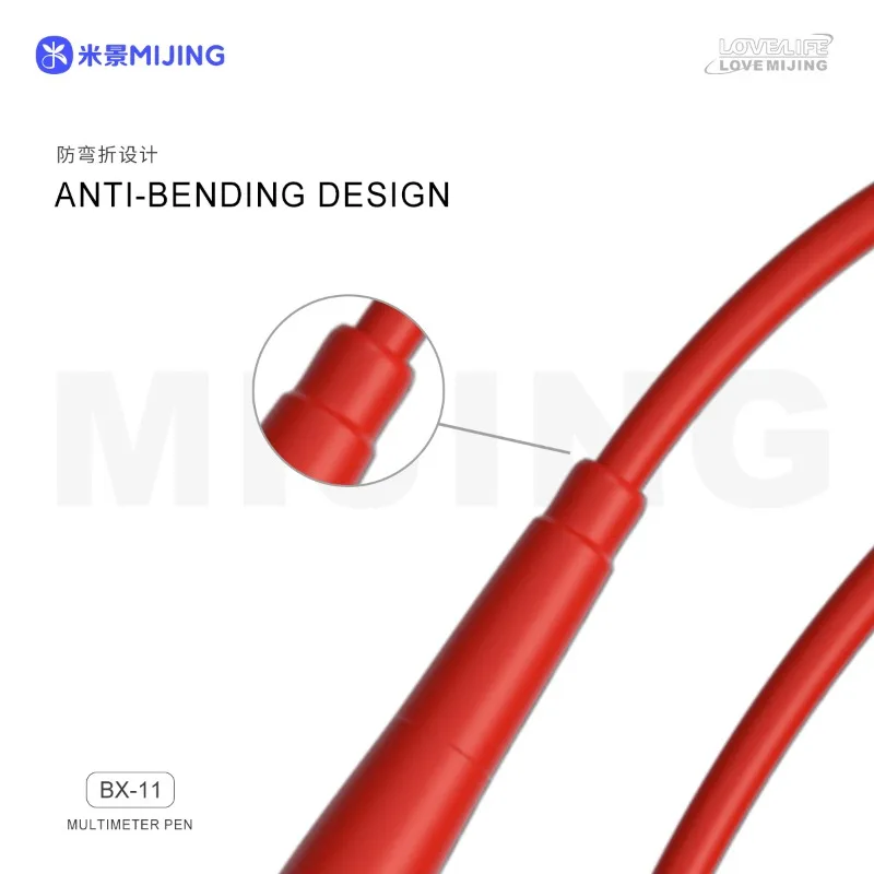 Mijing BX-11 초미세 범용 디지털 멀티미터 케이블 측정 프로브 펜, 리드 프로브 멀티 계량기 테스터 와이어 팁 도구