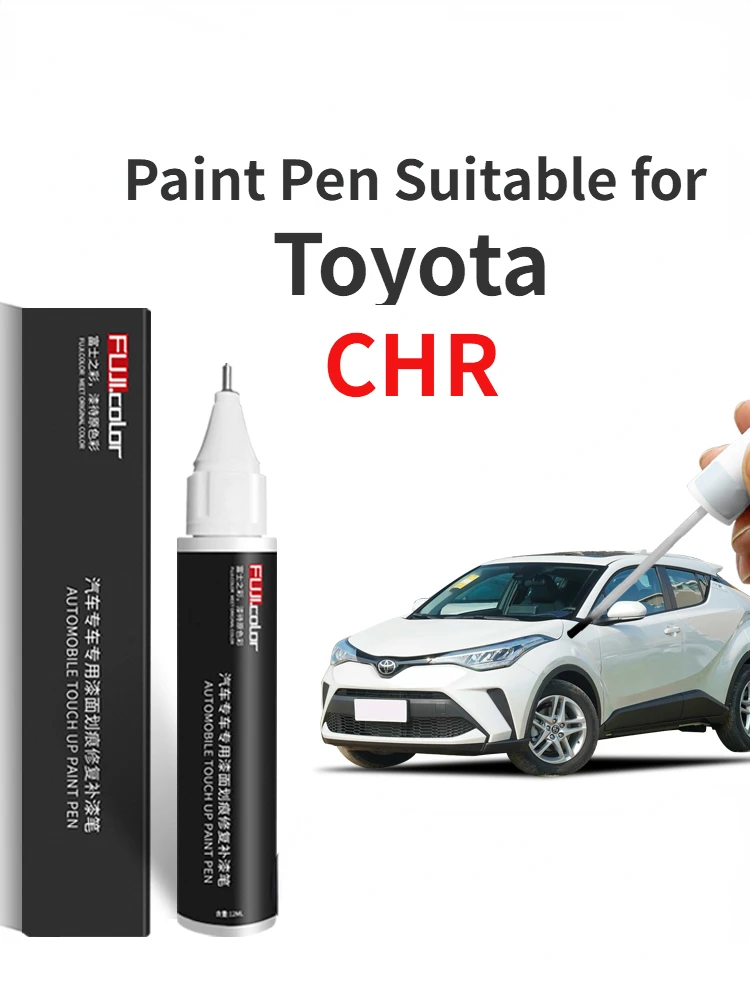 Ручка для краски Подходит для Toyota CHR, фиксатор краски, жемчужный белый Izoa, автомобильные принадлежности, аксессуары, полная коллекция, оригинальная краска для автомобиля
