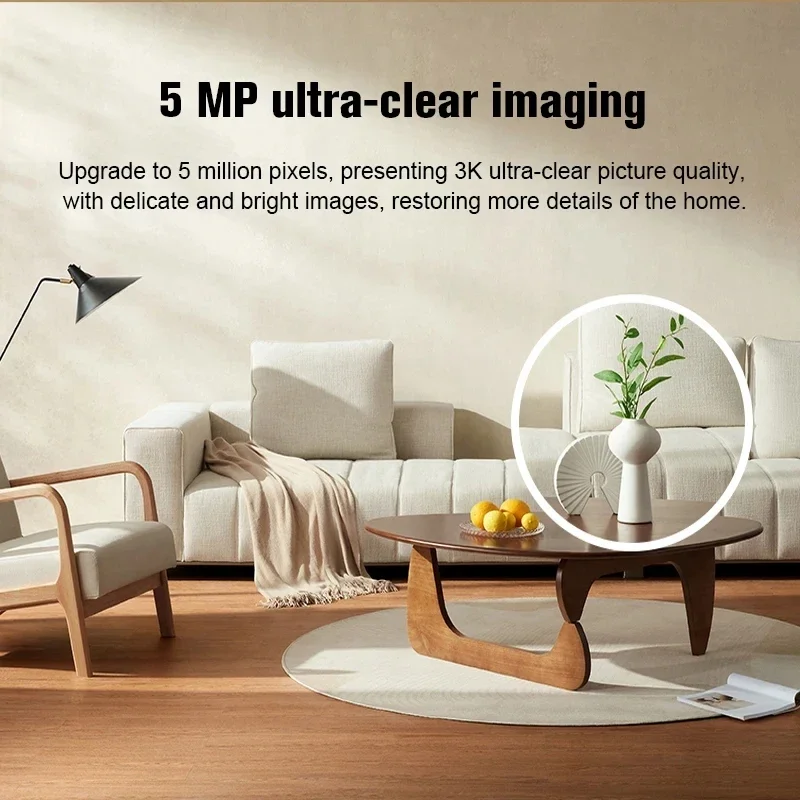 Xiaomi Smart Camera 3 Pro PTZ Version 5 Million Pixels 3K Super Micro Full Color Hdr Baby Crying Cruise 2.4/5GHz Mi Home Call smart wifi camera