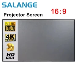 Enhanced Reflective Fabric Projection Screen - Home Theater and Presentation Use, Multiple Sizes Available - 60 inch