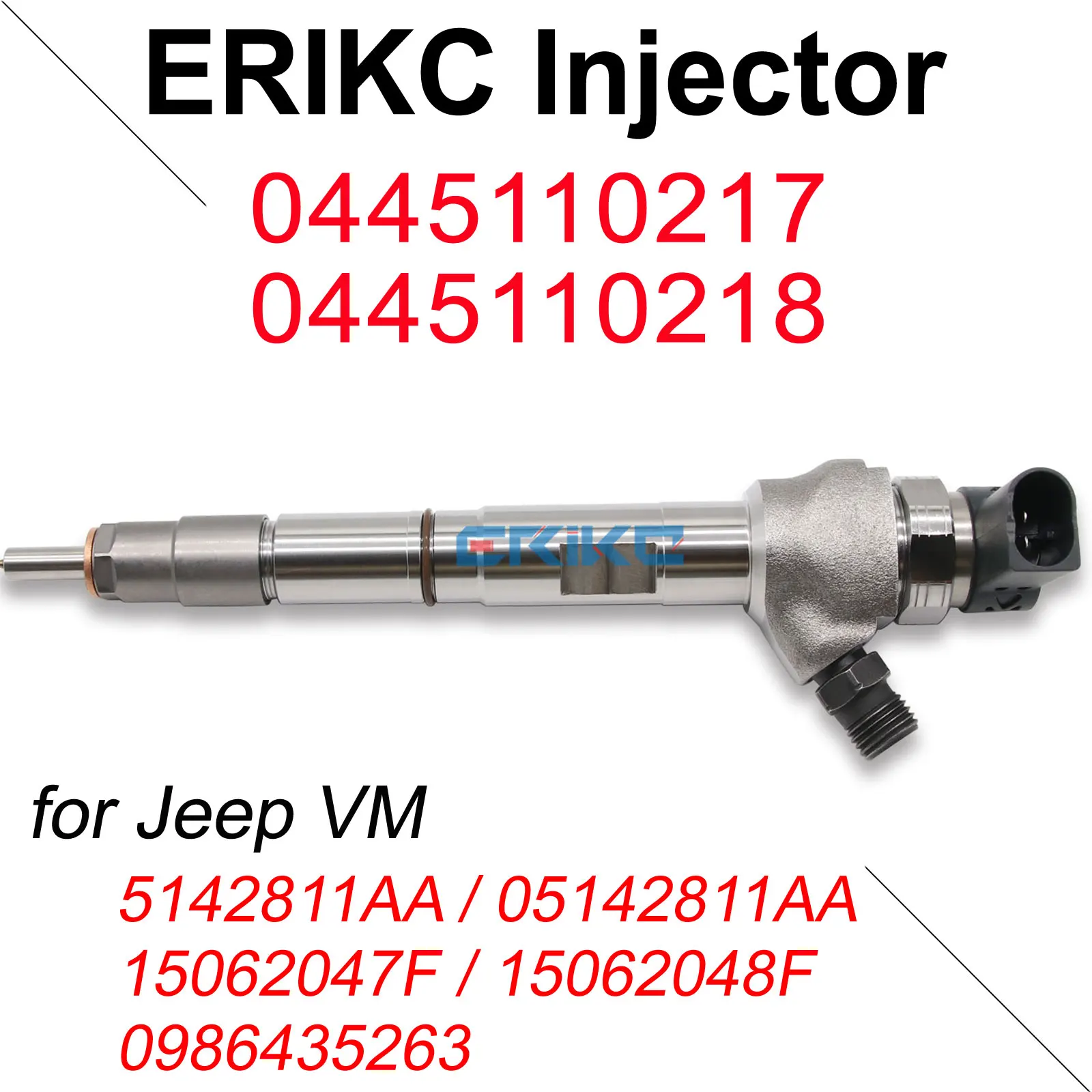 

0445110217 дизельный топливный инжектор в сборе 0445110218 для Bosch Jeep Liberty Cherokee 5142811AA 05142811AA 0986435263 F00E200440