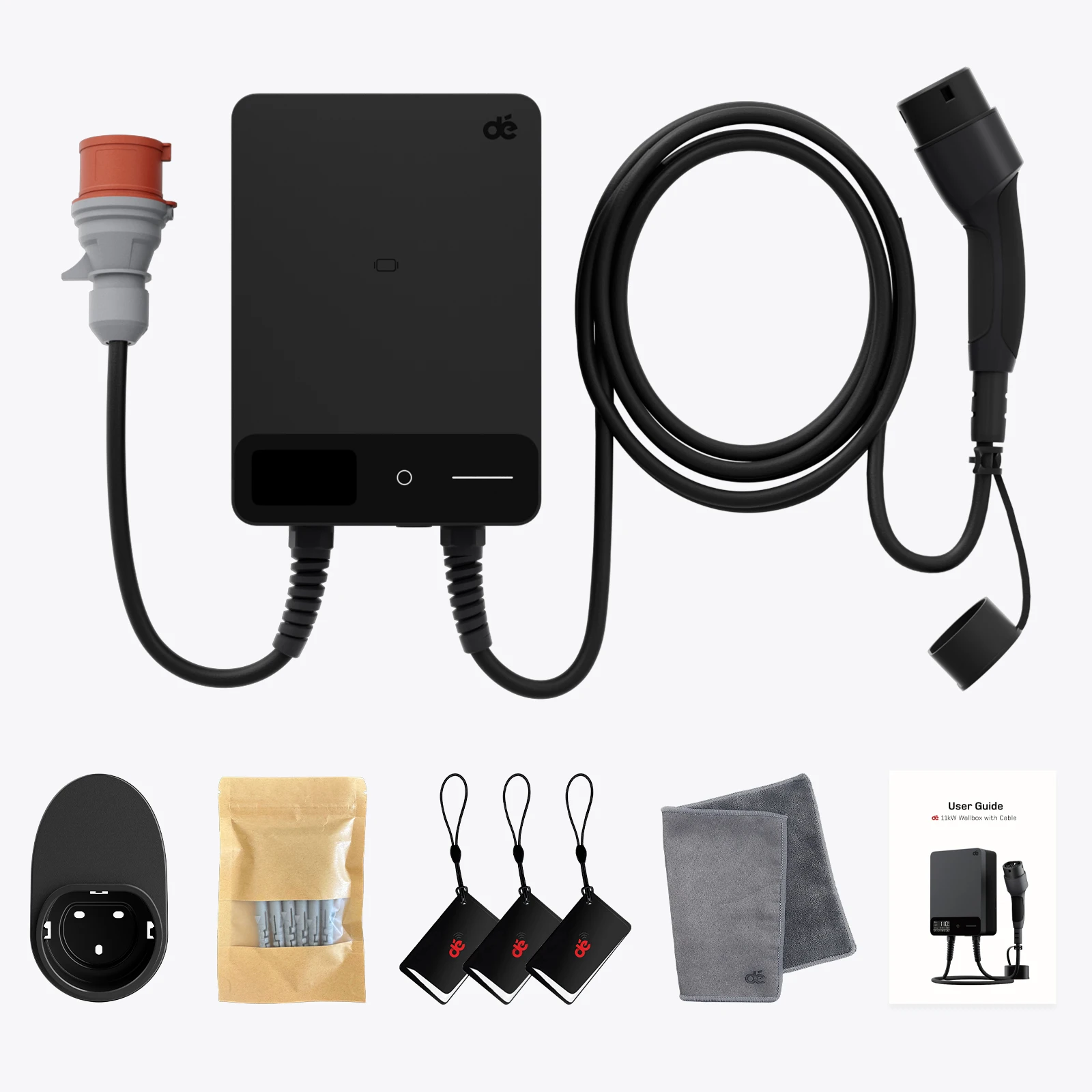 Wallbox trofazna punionica za punjenje električnih vozila (EV) snage 11kW s CEE utičnicom (BIJELI) | WIFI S2bdbda830f8647e79fb5726ca35c8f49v