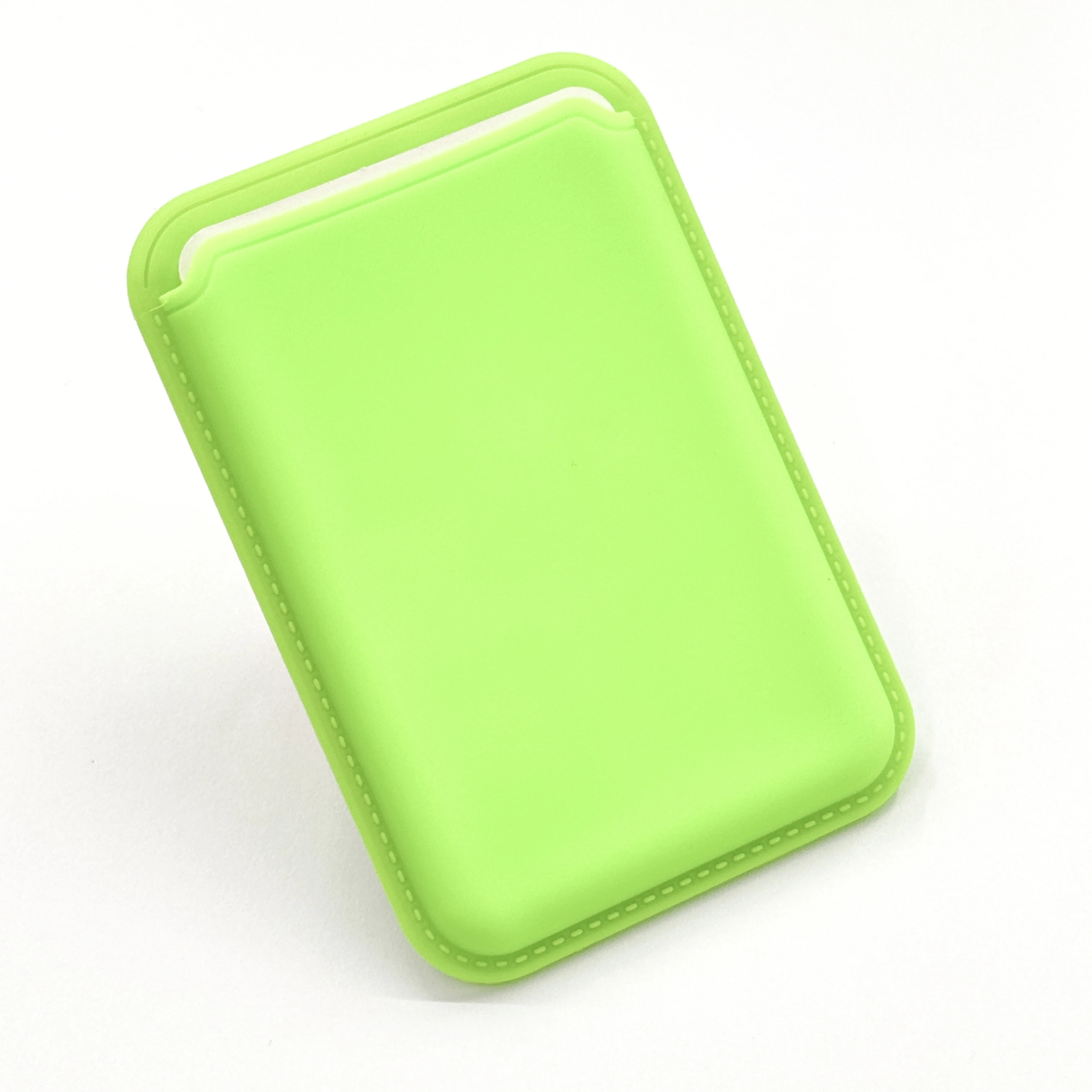 Luxury Silicone Magnetic Wallet Case with Card Holder and Phone Cover Accessory