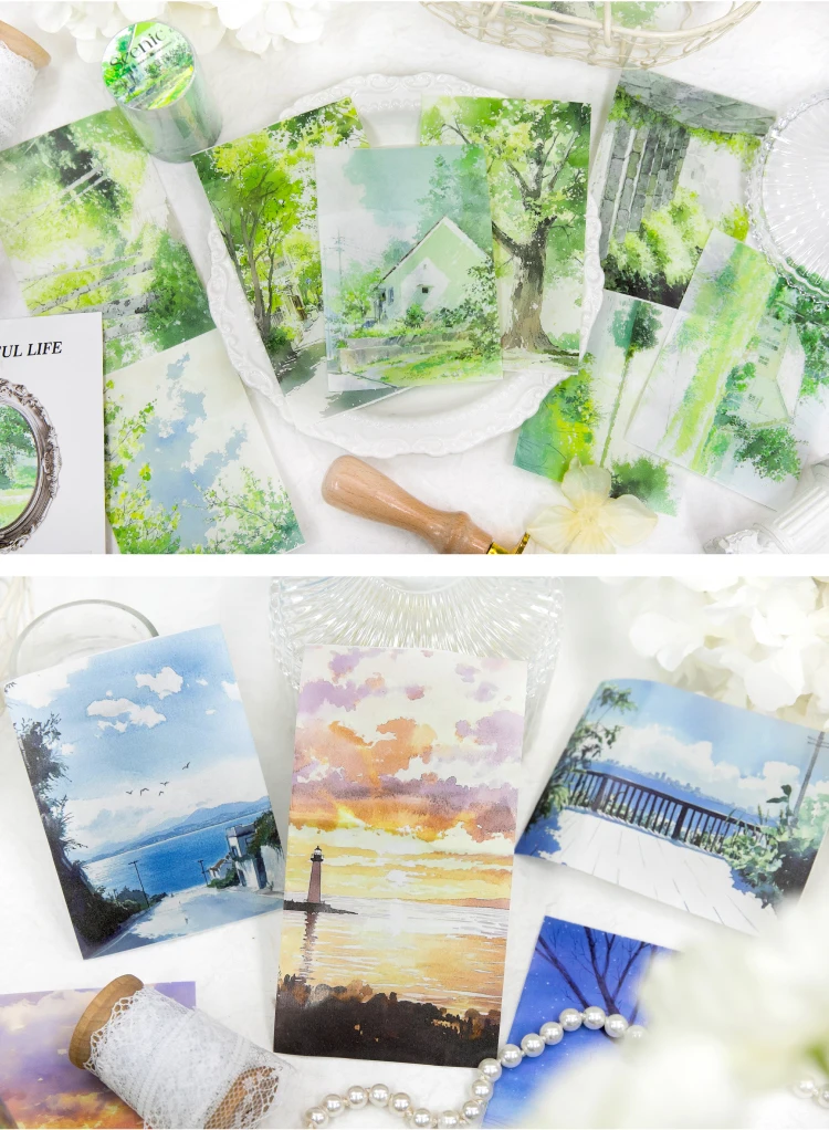 75mm*2m PET-Bänder für großflächige Landschafts-DIY-Projekte, Scrapbooking, Dekoration, Fotoalben, Collagen, Junk-Journal-Materialien, Ästhetik-Bänder – Detail 15