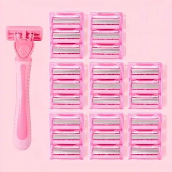 Testine di ricambio per rasoio da barba per depilazione femminile, per uomini e donne, peli del corpo, bikini 1