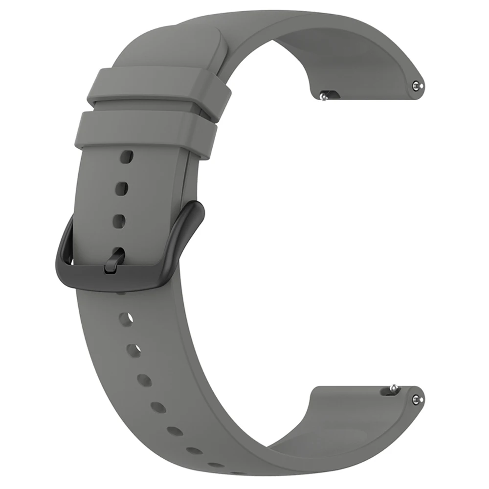 Breathable Soft Silicone Sport Strap - Premium Replacement Band, 20mm/22mm