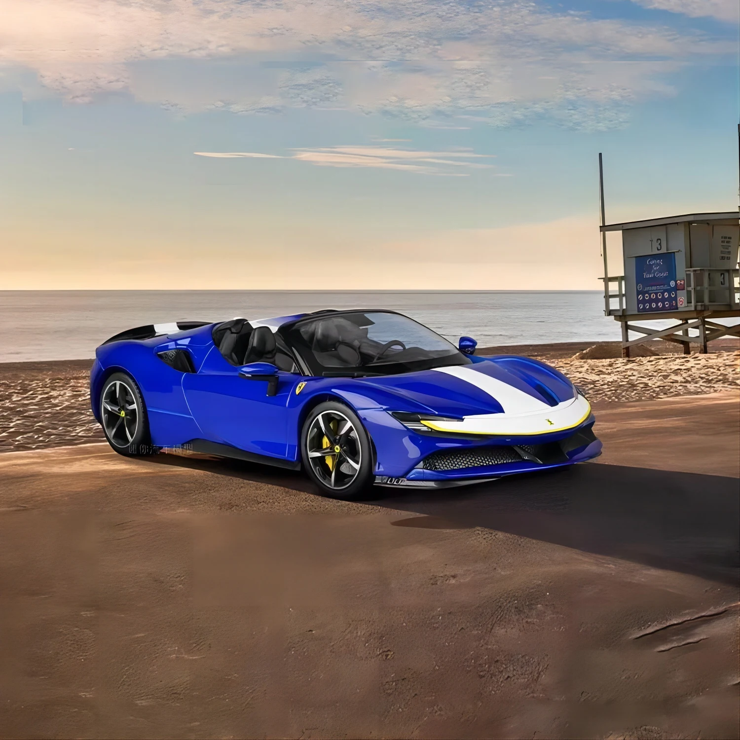 Bburago 1:18 Ferrari Sf90 Spider Assetto Fiorano Car Diecast Model Edition Lega Veicolo Di Lusso Giocattoli Collezione Ornamenti Regalo