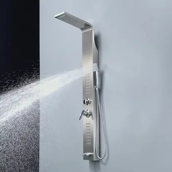 แผงฝักบัวอาบน้ำสแตนเลส 304 ระบบอเนกประสงค์ คุณภาพสูง แผงฝักบัวติดผนัง 2