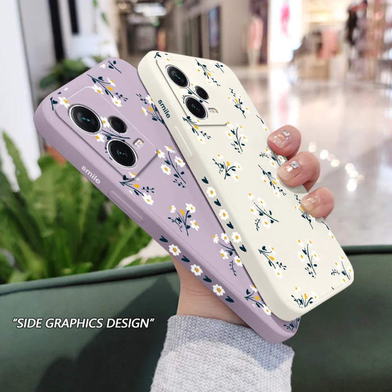 Exquisite Floral Silicone Soft Phone Case