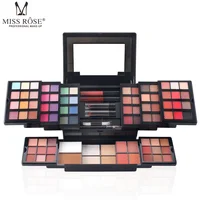 Professional Makeup Set Box Matte Glitter Eyeshadow Powder Blush Lip Gloss Eyebrow Cosmetics with Mirror Gift Box Makeup Palette 1