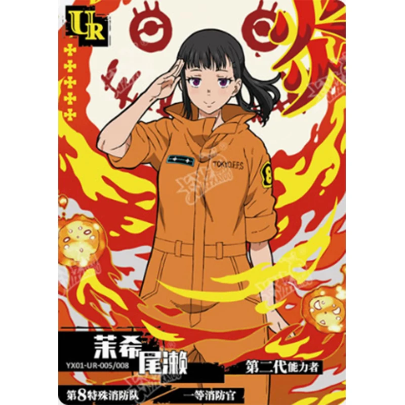 Fire Force Anime Characters Princess Hibana Shinra Kusakabe