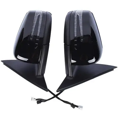 

AP02 Front Left & Right Side Rear View Mirror For Mercedes W204 C-Class Sedan 4Matic 2008-2014 Black 2048106376 2048106476