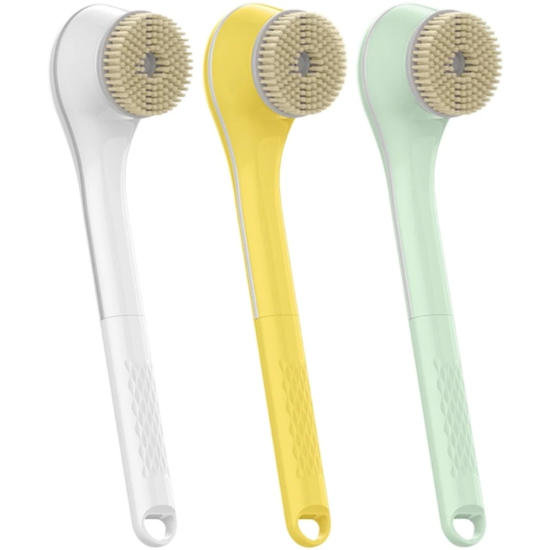 Effortless Shower Brush Electric Body Scrubbing Brush Long Handle Back Brushes Electric Washing Suitable for Women