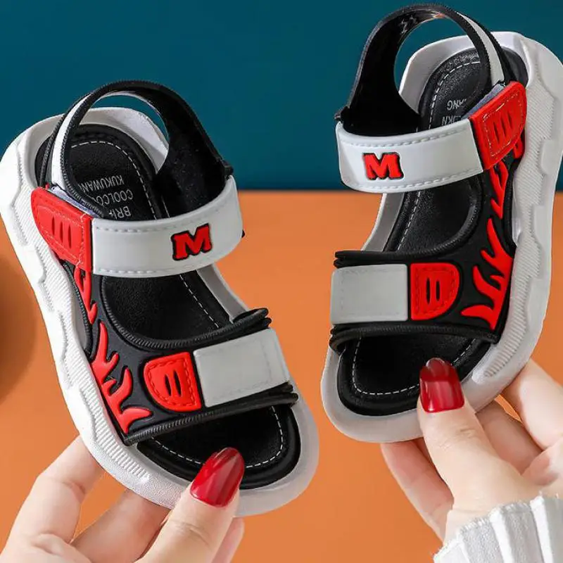 Baby Sandals Flame Pattern Soft Sole