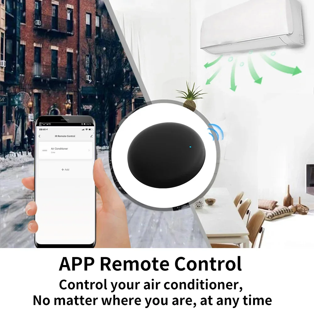 WiFi IR Remote Tuya WiFi IR Remote Control Smart Universal for TV Air Conditioner Alexa Remote Control Work with Google Home Yandex Google