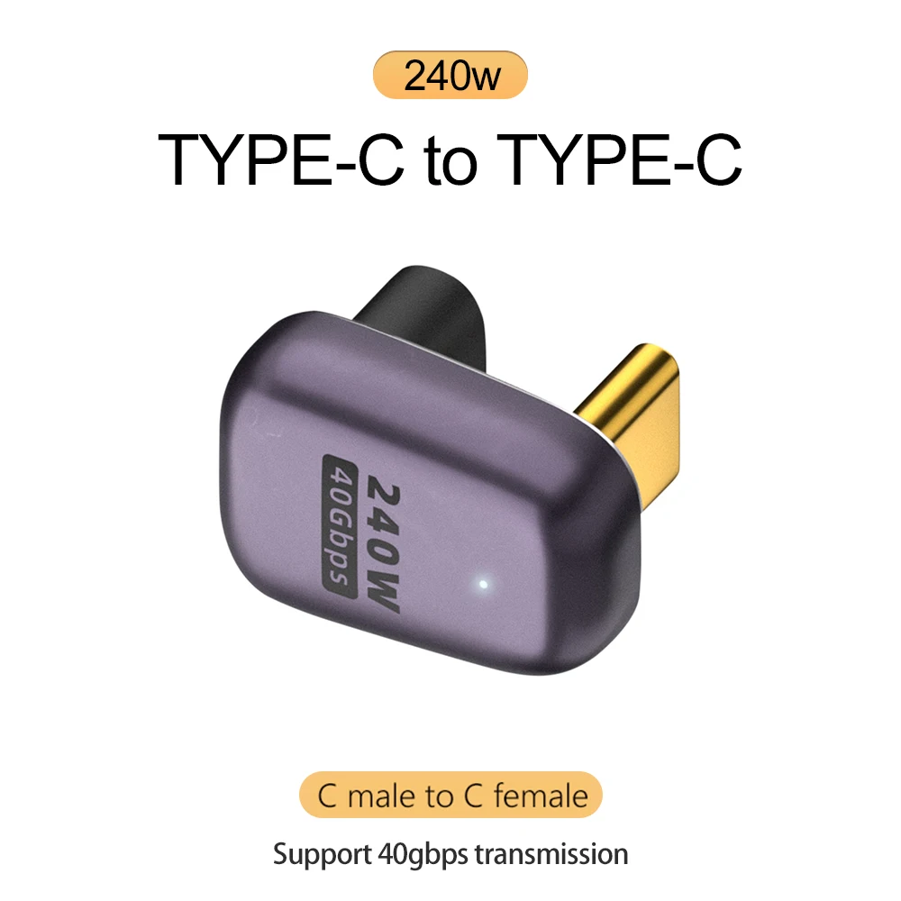 ตัวเลือกสินค้า อะแดปเตอร์ชาร์จเร็ว Type-C OTG รองรับ USB4.0 40Gbps
