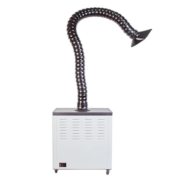 Range Hood one arm Smoking purifier smoke filter filtering for  laser machine portable Welding  Smoke Fume Extractor 2