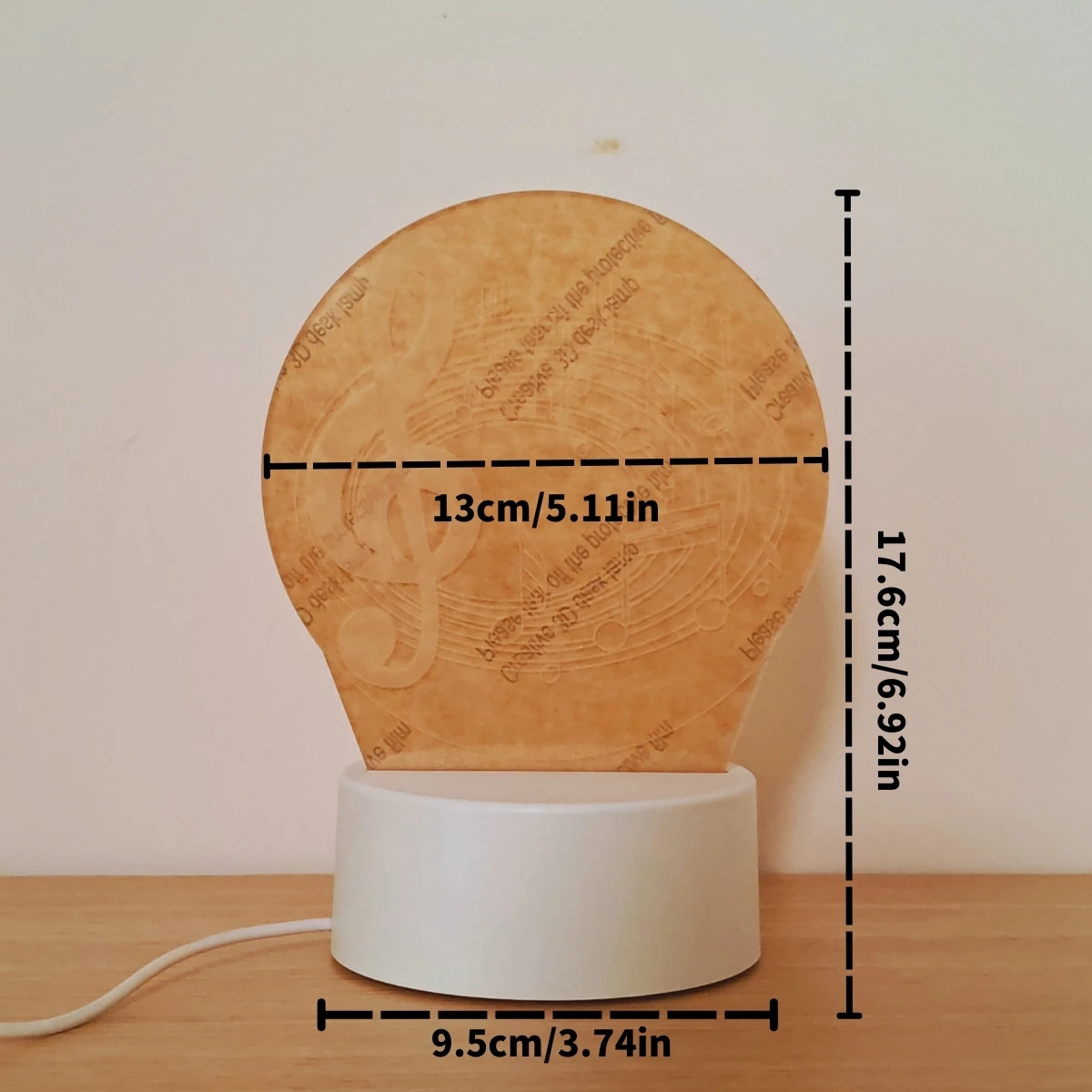USB 따뜻한 책상 램프가 포함된 3D Le Fu 야간 조명은 가족과 친구를 위한 작은 선물이자 가정 장식입니다.