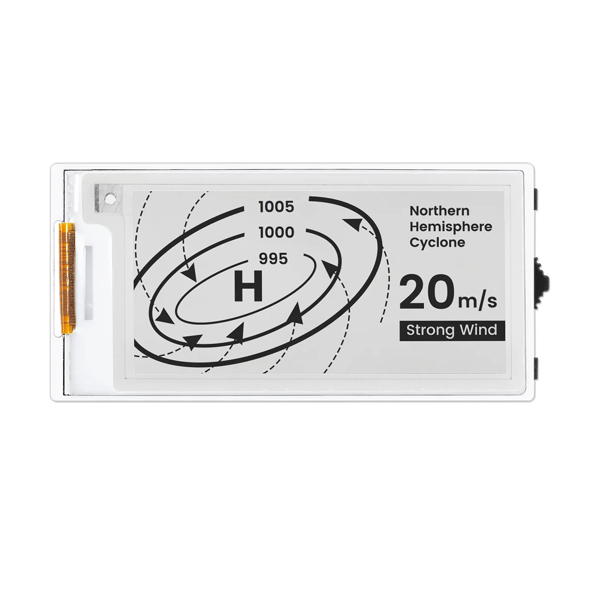 CrowPanel 아두이노 ESP 마이크로파이썬용 SPI 인터페이스 구동, 2.13 인치 전자 종이 전자 잉크, 122x250 ESP32-S3 HMI 디스플레이, 흑백