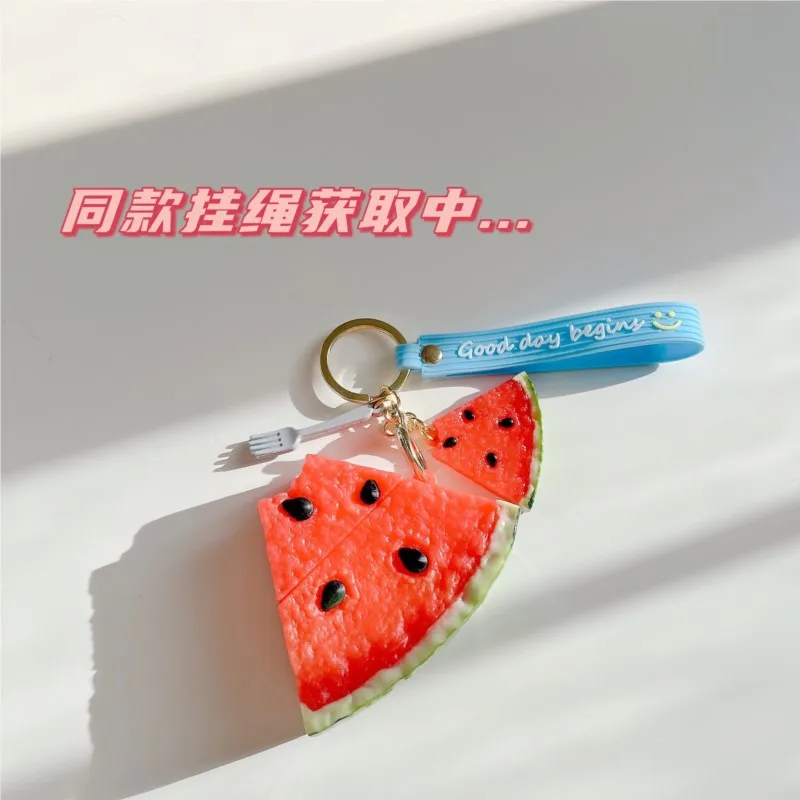 Cute Cartoon Silicone Watermelon Case