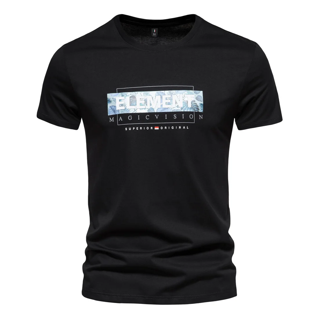 

2023 Man T Shirts Cotton O-Neck T-Shirt Male Short Sleeve Tshirt