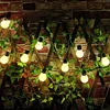 5/7/12M Led Globe Solar Fairy String Lights Christmas Garland Street Wedding Bulb Lamps Outdoor for Party Holiday Garden Patio 3