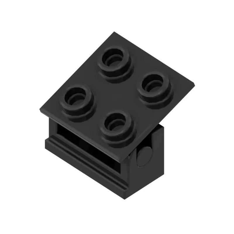 10pcs MOC Brick Parts Hinge Brick 2x2 Top Plate Thin Hinge Brick 1x2 2x2  Base Compatible with 3937 6134 3938 DIY Toys Gifts 6