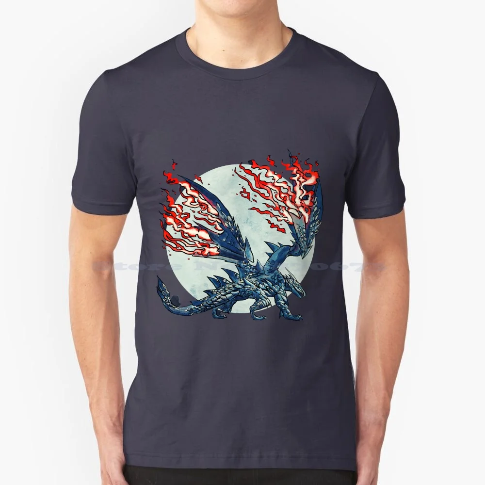 Valstrax , Monster Hunter T Shirt 100% Cotone Tee Monster Hunter Rise Monster Hunter World Dragon Mizutsune Annosom