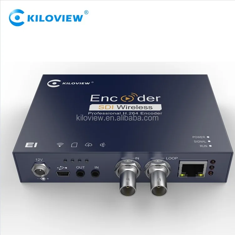 E1 HD SDI 라이브 스트리밍 IP 서버 시스템, 유선 H.264 비디오 인코더