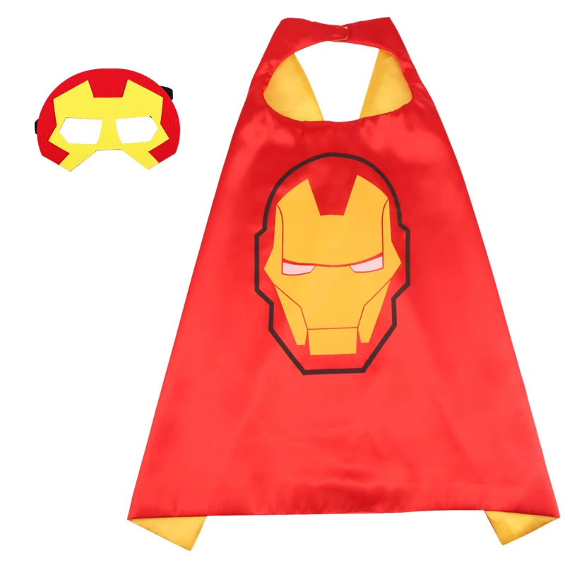 Superhero Spider Capes Hulk Captain America iron Man For Boys Girls Party Halloween Cosplay Anime Holiday Christmas Gift plus size costumes Cosplay Costumes