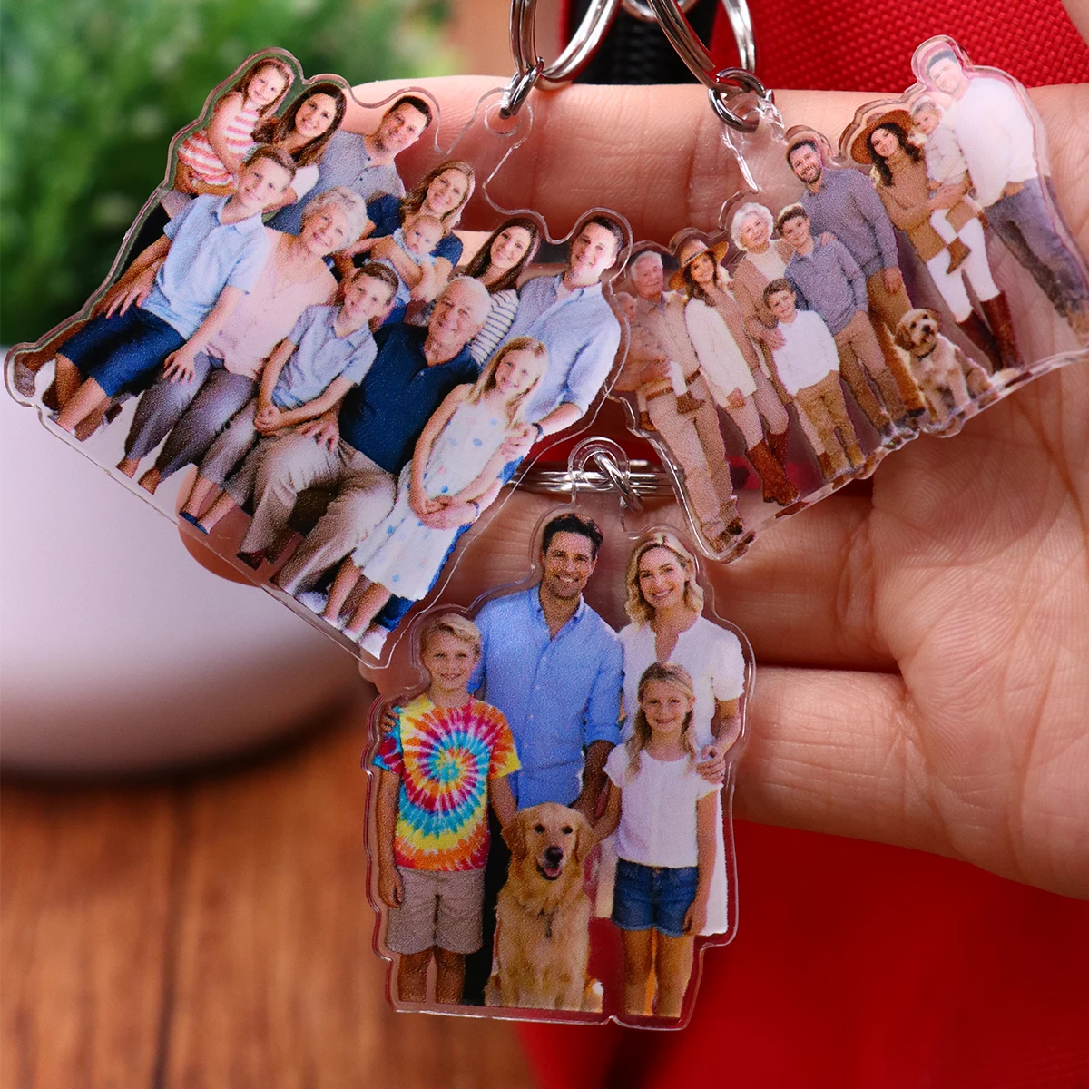 Personalized Minimalist Memory Keychain