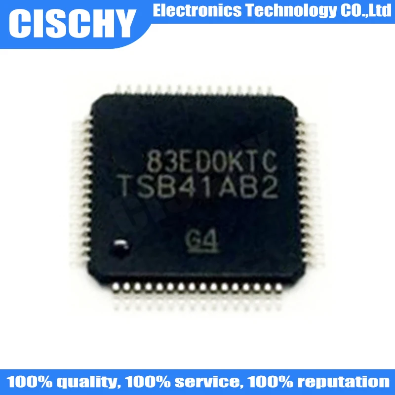 

5 шт./партия TSB41AB2PAPR TSB41AB2 HTQFP TSB41AB2PAP HTQFP-64