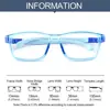 Children Boys Girls Eye Protection Computer Comfortable Eyeglasses Kids Glasses Ultra Light Frame Silicone 5